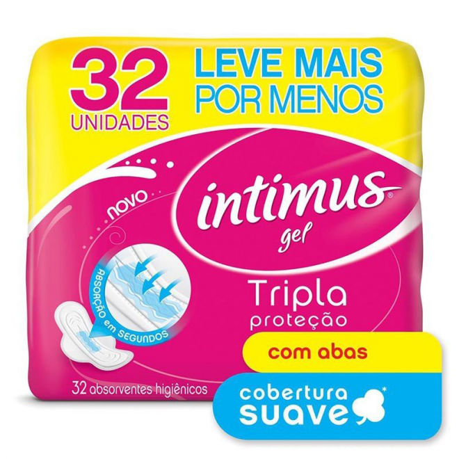 ABS INTIMUS GEL 32UND C/ABAS SUAVE