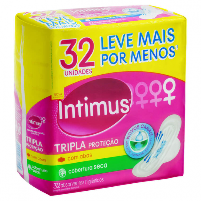 ABS INTIMUS GEL 32UND C/ABAS SECA