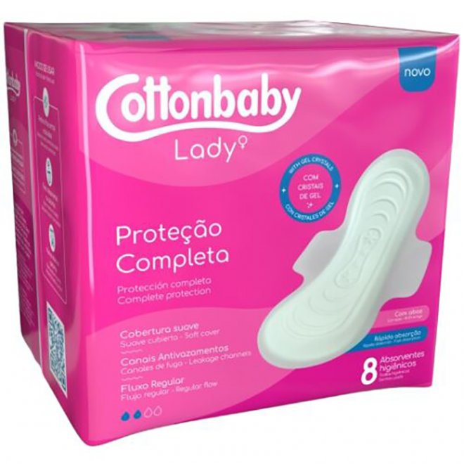 ABS COTTONBABY LADY 8UND C/ABAS SUAVE