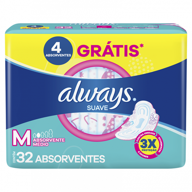 ABS ALWAYS PROTECAO TOTAL 32UND C/ABAS SUAVE
