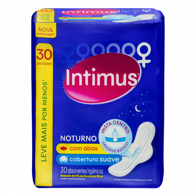 ABS INTIMUS NOTURNO LV36 PG30 C/ABAS SUAVE