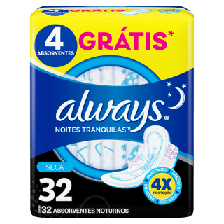 ABS ALWAYS NOITES TRANQUILAS 32UN C/ABAS SECA