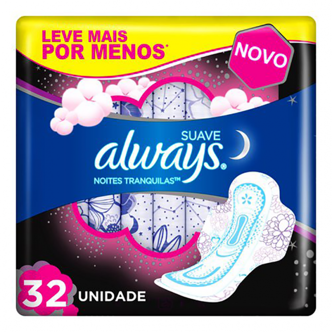 ABS ALWAYS NOITES TRANQUILAS LV32 PG28 C/ABAS SUAVE