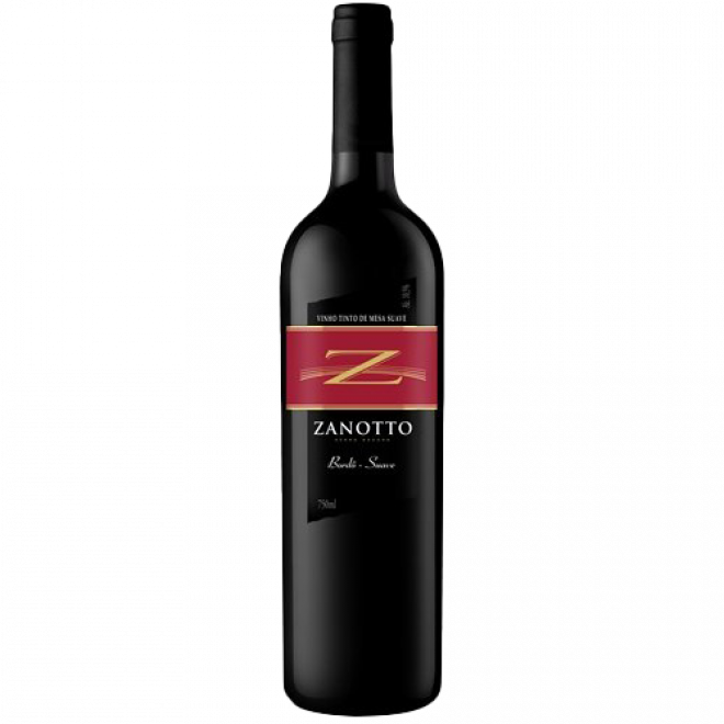 VINHO ZANOTTO 750ML BORDO SUAVE