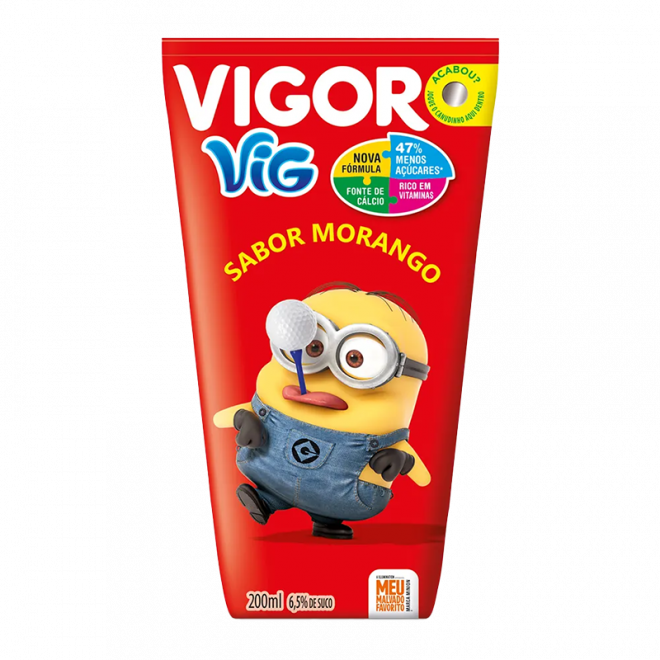 SUCO VIGOR 200ML MORANGO