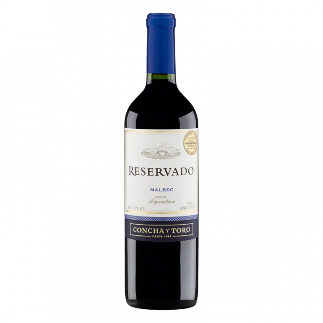 VINHO CONCHA Y TORO RESERVADO 750ML MALBEC