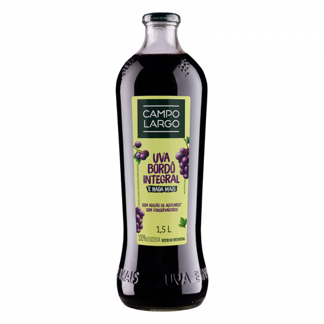 SUCO DE UVA CAMPO LARGO 1,5LT TINTO