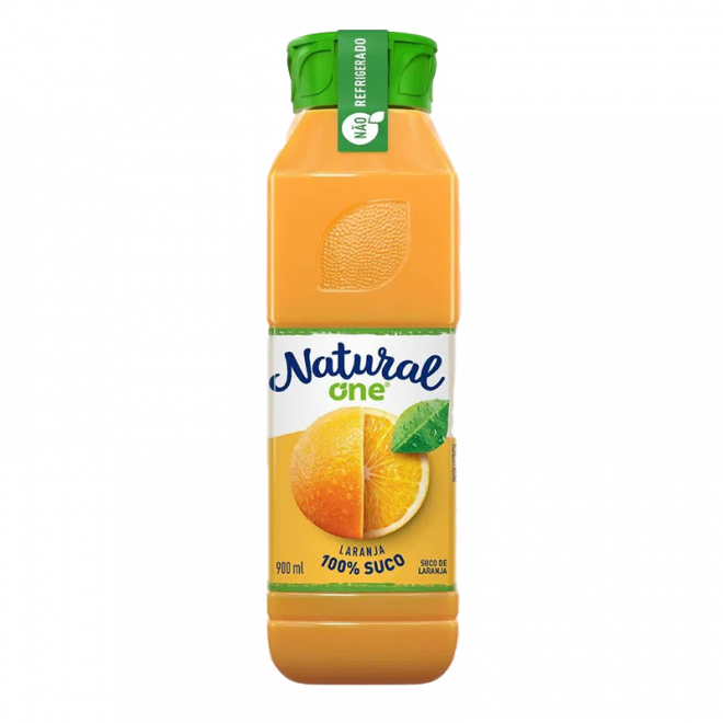 SUCO NATURAL ONE 900ML LARANJA