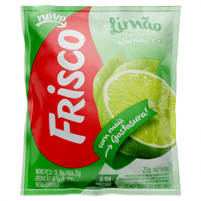 REF FRISCO ADOCADO 25G LIMAO