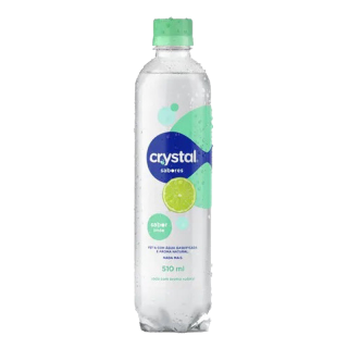 AGUA CRYSTAL SPARKLING 510ML LIMAO