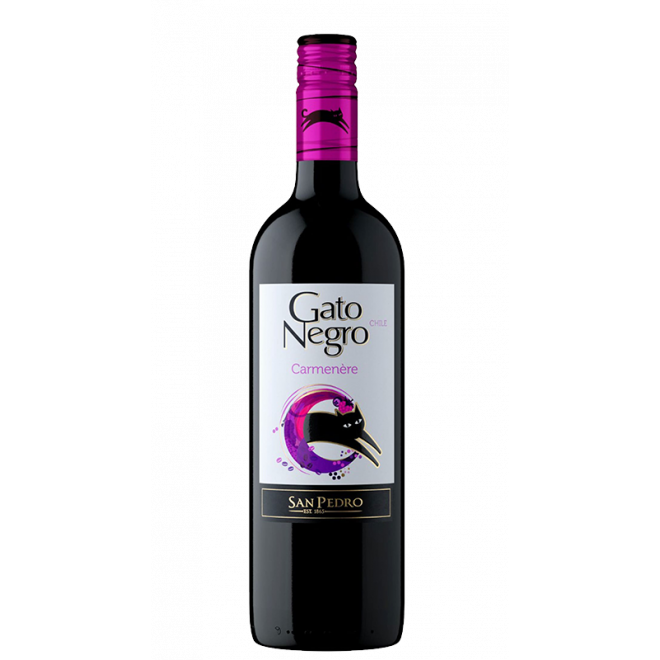 VINHO GATO NEGRO 750ML CARMENERE
