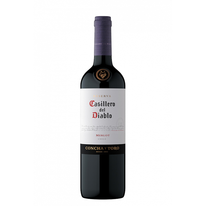 VINHO CASILLERO DEL DIABLO 750ML MERLOT