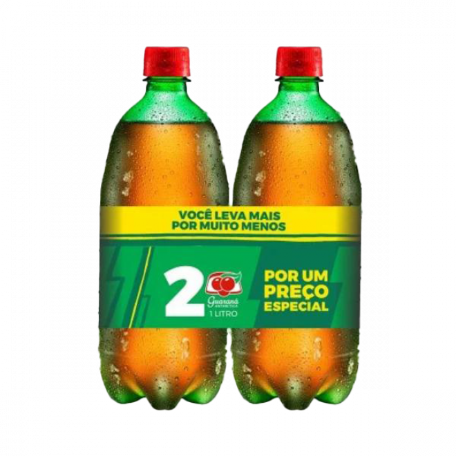 REFRIG ANTARCTICA 1LT GUARANA PACK C/2