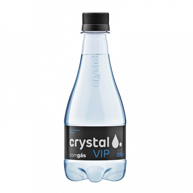 AGUA MIN CRYSTAL VIP 350ML C/GAS