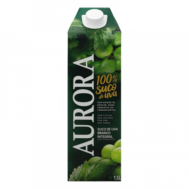 SUCO DE UVA AURORA TP 1,5LT BRANCO