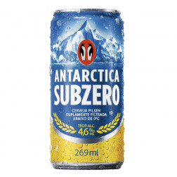CERVEJA ANTARCTICA SUBZERO LT 269ML