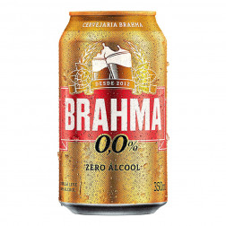 CERVEJA BRAHMA ZERO ALCOOL LT 350ML