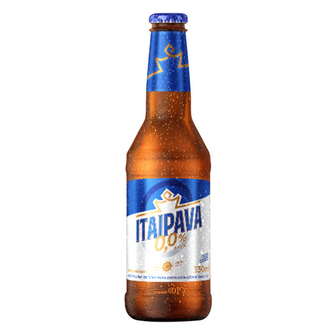 CERVEJA ITAIPAVA 0,0% ALCOOL 330ML LN