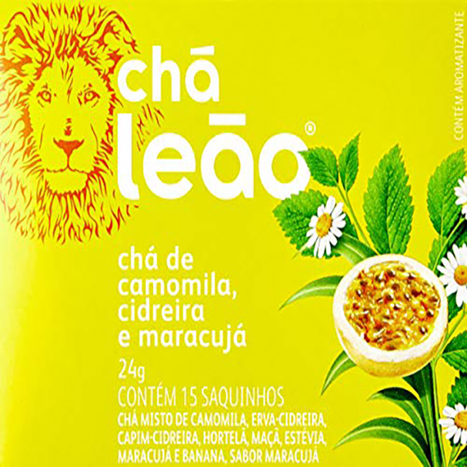 CHA LEAO 24G CAMOMILA CIDREIRA MARACUJA
