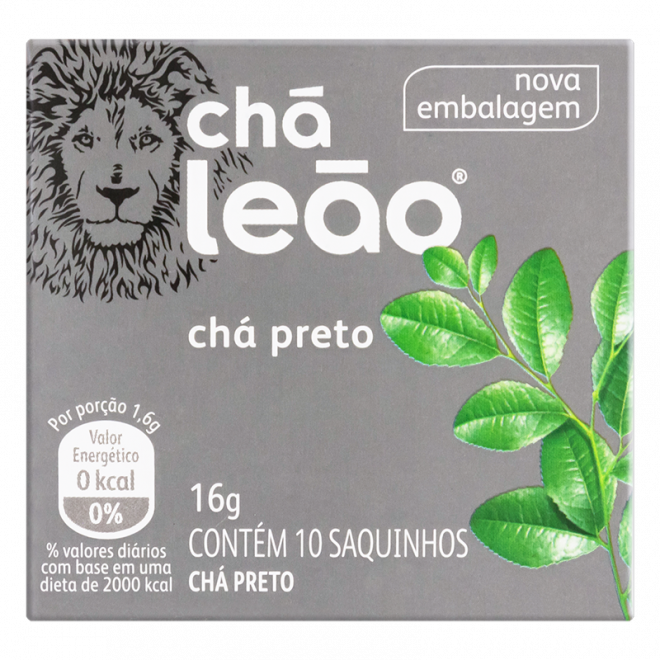 CHA LEAO 16G PRETO