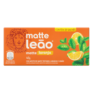 CHA LEAO SAQUINHO 40G LARANJA
