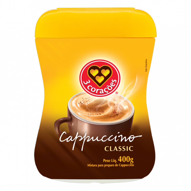 CAPPUCCINO 3CORACOES 400G CLASSICO