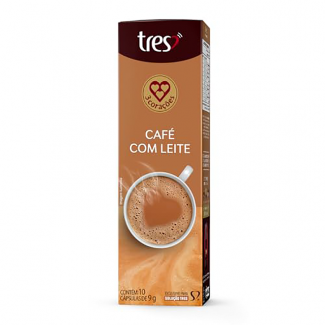 CAPSULA TRES CAFE COM LEITE