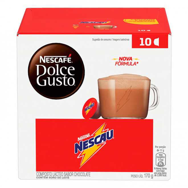 NESCAFE DOLCE GUSTO 10CAP 170G NESCAU