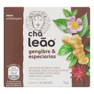 CHA LEAO 16G GENGIBRE E ESPECIARIAS