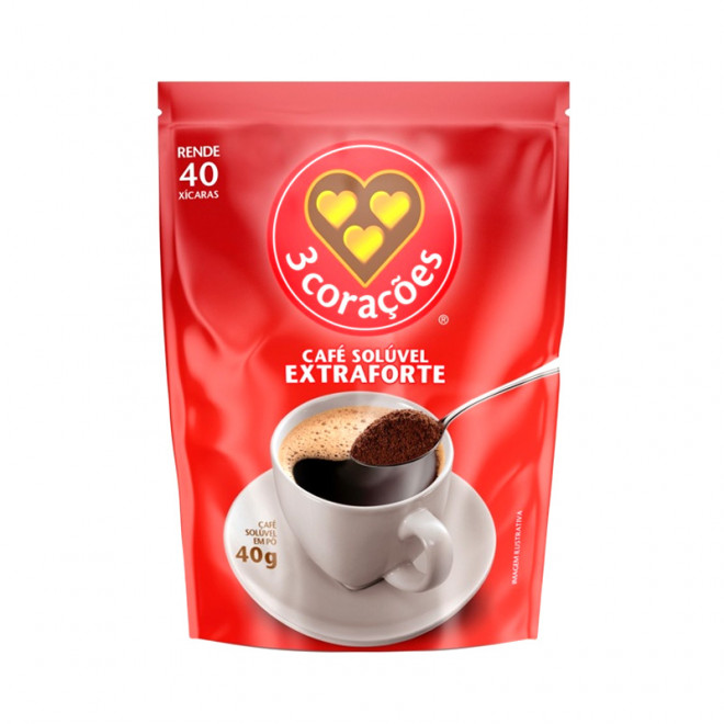 CAFE 3 CORACOES 40G EXTRA FORTE