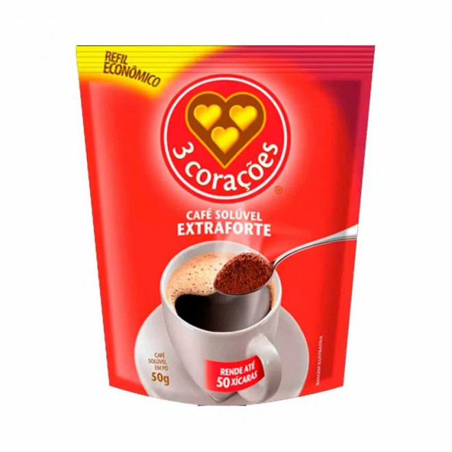 CAFE 3 CORACOES 50G EXTRA FORTE