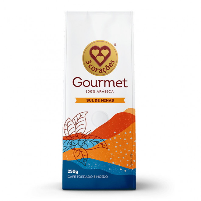 CAFE 3 CORACOES GOURMET 250G SUL DE MINAS