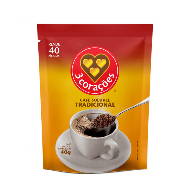 CAFE 3 CORACOES 40G TRADICIONAL
