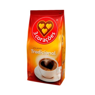 CAFE 3 CORACOES 250G TRADICIONAL