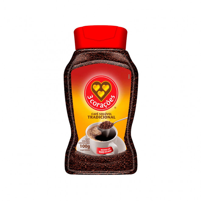 CAFE 3 CORACOES VD 100G TRADICIONAL