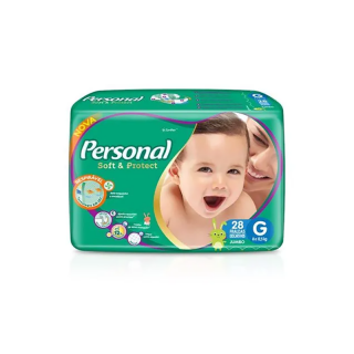 FRALDA PERSONAL BABY JUMBO GDE 28UN