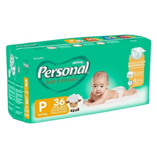FRALDA PERSONAL BABY JUMBO PEQ 36UN