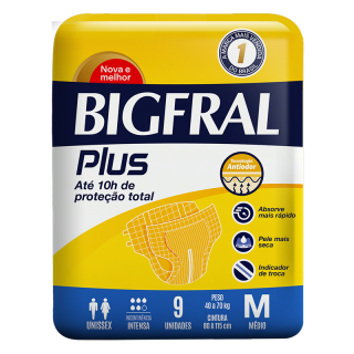 FRALDA BIGFRAL PLUS M 9UND
