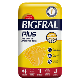 FRALDA BIGFRAL PLUS JUVENIL 11UND