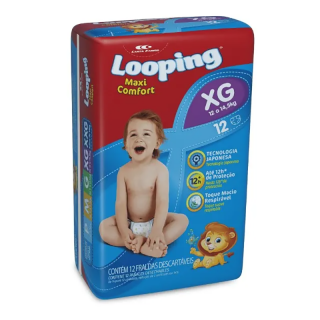 FRALDA LOOPING PRATICA EG 12UND