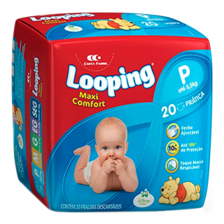 FRALDA LOOPING PRATICA P 20UND