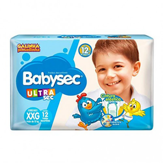 FRALDA BABYSEC G.PINTADINHA JUMBINHO XXG 12UND