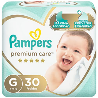 FRALDA PAMPERS PREMIUM CARE MEGA