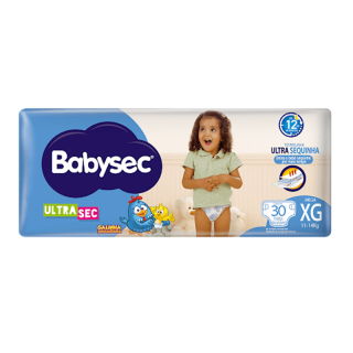 FRALDA BABYSEC G.PINTADINHA MEGA XG 30UN