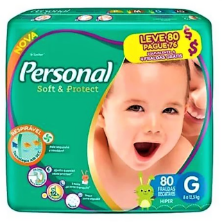 FRALDA PERSONAL BABY HIPER PROMO G LV80 PG76