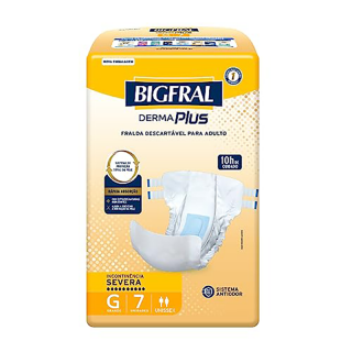 FRALDA BIGFRAL DERMA PLUS G 7UN