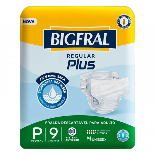 FRALDA BIGFRAL PLUS REGULAR P 9UN
