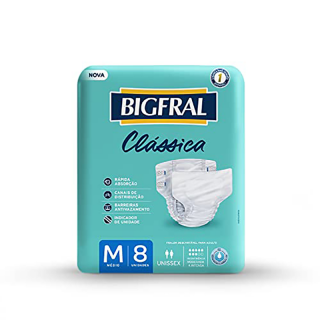 FRALDA BIGFRAL CLASSICA M 8UN