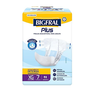 FRALDA BIGFRAL PLUS REGULAR XG 7UN