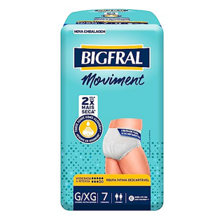 FRALDA BIGFRAL MOVIMENT G/XG 07UN